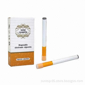 Disposable Smoking E-cigarettes in China with Automatic Battery, 100mAh Capacity